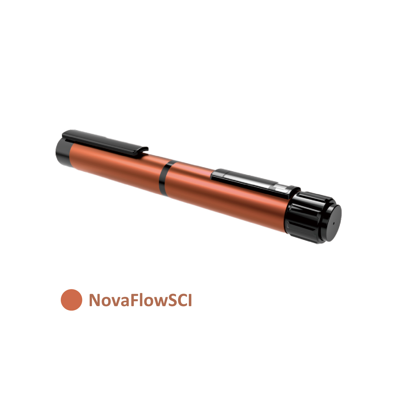 A growth hormone injector pen designed for hormone replacement therapy.